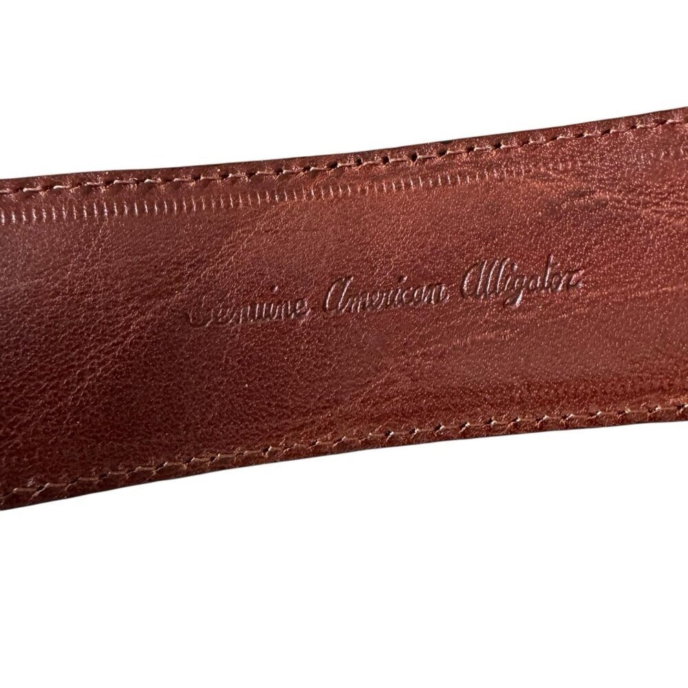 RALPH LAUREN Belt Collection Genuine Alligator Women's Size 28 black - Picture 11 of 14